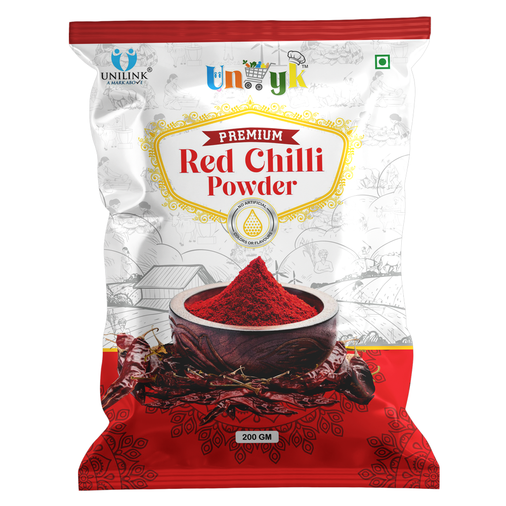 UNYK RED CHILLI POWDER 200 GM V2